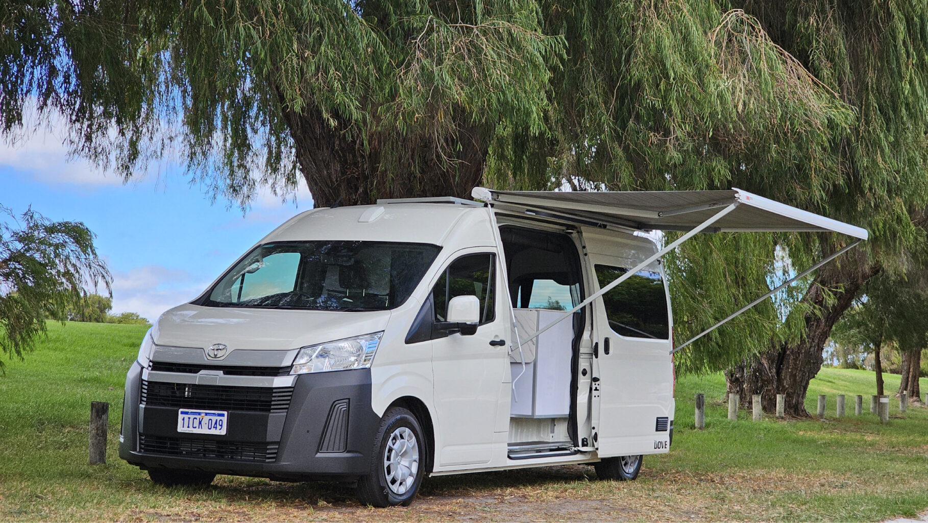 Toyota SLWB Hiace Dove Campervan